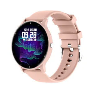 Relógio inteligente Zl02 para homens e mulheres, Reloj Inteligente esportivo à prova d'água, rastreador de frequência cardíaca e fitness, smartwatch para IOS e Android