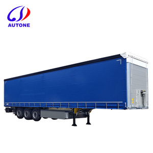 Direct Sale 45ft Canvas Cover Side Curtain Type <strong>Box</strong> Open <strong>Trailer</strong> <strong>Tautliner</strong> Semi <strong>Trailer</strong> - Product Image 5