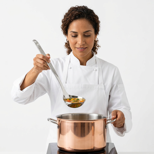 Jaya Mata JM353 304 Steel <b>Soup</b> <b>Ladle</b> 300mm Long Handle Dishwasher Safe Serving Spoon for Kitchen Hot Pot Home Catering - Product Image 1