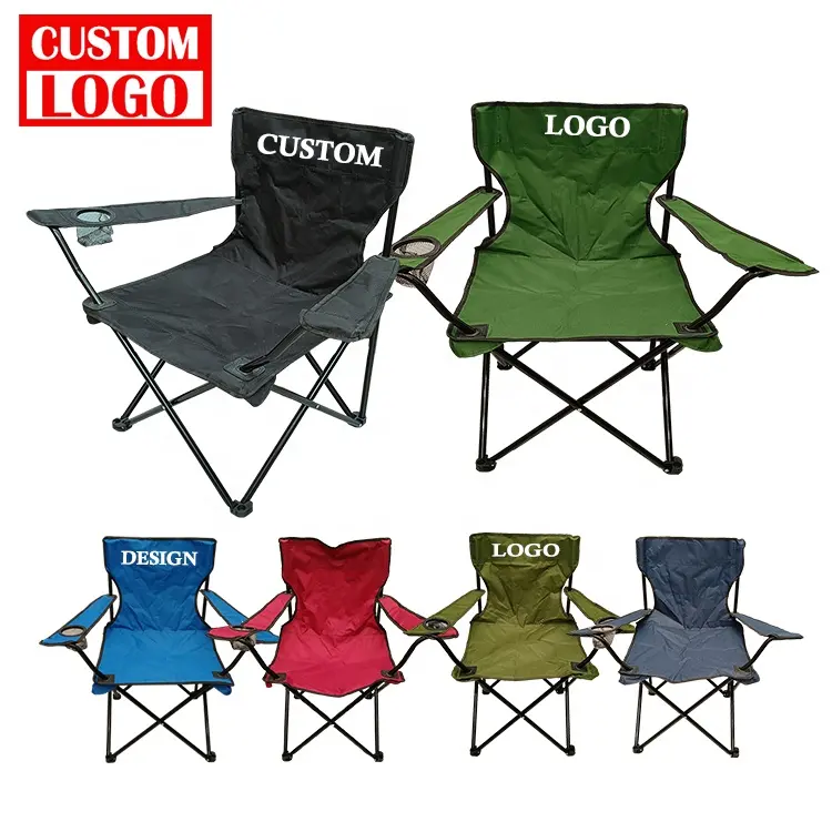 Tragbare klappbare Strand campings tühle Klappbarer Campings tuhl im Freien Tragbare Stühle mit benutzer definiertem Logo