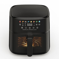 Friteuse à air numérique Aifa Home Kitchen avec écran tactile, contrôle précis de la température, menus multiples