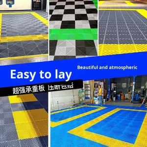 Taurus Modern 1.8cm PP Panneaux <span class=keywords><strong>de</strong></span> grille <span class=keywords><strong>de</strong></span> sol <span class=keywords><strong>pour</strong></span> salle <span class=keywords><strong>de</strong></span> lavage <span class=keywords><strong>de</strong></span> voiture Conception <span class=keywords><strong>de</strong></span> verrouillage sans fouille Caractéristique antidérapante Clic facile <span class=keywords><strong>pour</strong></span> les entrepôts - Product Image 2