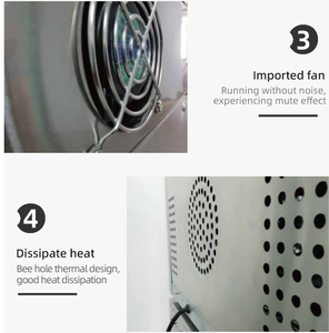 <span class=keywords><strong>Horno</strong></span> de convección eléctrico comercial de mesa de tamaño completo con vapor, 4 bandejas, <span class=keywords><strong>horno</strong></span> eléctrico de convección de pan de aire caliente para panadería - Product Image 5