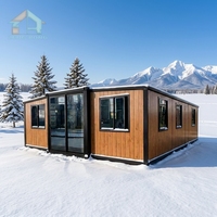 40ft Modern Mobil Genişletilebilir Konteyner Ev Hızlı Kurulumlu Madencilik Kampı Uzak İstasyon Otel Dükkan Kullanımı İçin (3 Yıl Garantili)