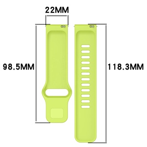 สายซิลิโคนสำหรับ Red Mi Watch5 Active ขนาด 22 มม. สายรัดข้อมือแบบเดียวกับของแท้ - Product Image 3
