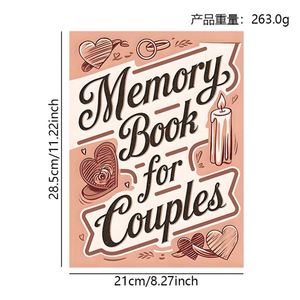 Cross-Border New Book Couple's Daily Planner Love Memorial Memory <b>Notebook</b> - Product Image 2