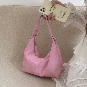 Sac sous le bras rose pâle avec fermeture à glissière pour un usage quotidien, sac à bandoulière pour femme, style été 2024 - Product Image 1