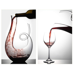 Decantador de Vino Clásico de Cristal sin Plomo, Soplado a Mano, de Alta Transparencia, Base Ancha, Cousino Macul CR - Product Image 4