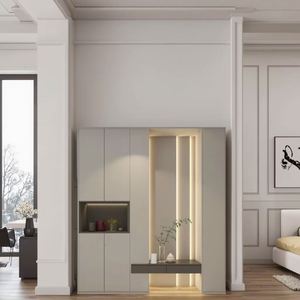 Armoire de rangement à chaussures grande capacité 4-5 niveaux Double porte Pliante Fonctionnalité simple pour les entrées Hôtels Centres commerciaux Appartements Écoles - Product Image 1