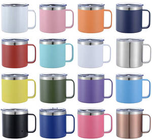Meilleures ventes : gobelets à café à double paroi de 14 oz, en acier inoxydable isolé, gobelet thermique, tasses à café de voyage avec couvercle étanche - Product Image 4