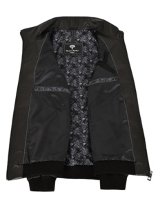 Blouson aviateur pour homme en cuir Nappa noir 100% véritable, style Top Gun, marque privée, OEM/ODM, vente en gros, usine, blouson pilote bomber - Product Image 5