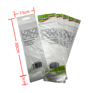 Rifornimento di fabbrica personalizzato stampato chiaro BOPP sacchetto di plastica richiudibile autoadesivo pacchetto per orecchini collane pietre preziose - Product Image 3