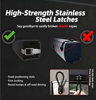 Abri de toit pour véhicule, résistant aux UV, imperméable, 4x4 tout-terrain, tente de toit pour voiture quatre saisons pour le camping en plein air