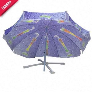 2025 sản phẩm mới miễn phí tùy chỉnh vải polyester ngoài trời Ô dù lớn màu trắng - Product Image 4