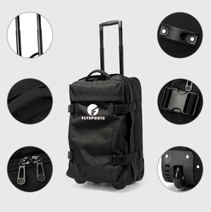 Valise personnalisée améliorée à bord en tissu imperméable avec roues Bagage souple pour hommes femmes famille pour le voyage Trolley Bagage <span class=keywords><strong>Sac</strong></span> - Product Image 3