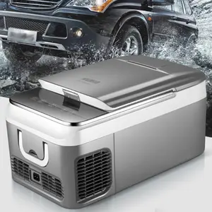 Carro Compressor Frigorífico DC 12 18L V 24 V Congelador Geladeira Carro Refrigerador para o Carro Em Casa Piquenique Refrigeração Congelador 18 ~ 10 graus