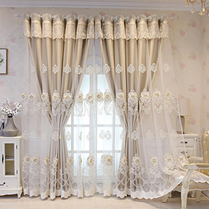 Châu Âu sang trọng thêu Rèm mới đôi dày Sheer cho phòng ngủ hoặc phòng khách cho khách sạn <span class=keywords><strong>Windows</strong></span> - Product Image 5