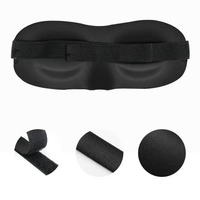 Masque de sommeil 3D naturel, cache-yeux, bandeau pour les yeux, pour femmes et hommes, doux, portable, pour les voyages, 1 pièce