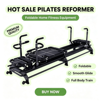 Reformer Pilates en alliage d'aluminium robuste et personnalisable, haut de gamme, pour studio, réglable, écologique, garantie 2 ans