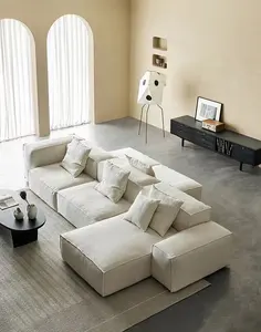 Ghế Sofa Phòng Khách Bộ Phòng Chờ Khách Sạn 5 Sao Thiết Kế Cổ Điển Ghế Sofa Vải Có Đệm Lông Vũ