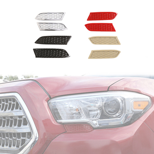 LUMA 2PCS Multi Color ABS Headlight Lower <b>Mesh</b> <b>Grille</b> Cover Trim <b>for</b> 2016-2023 Pickup Truck Front Exterior - Product Image 1