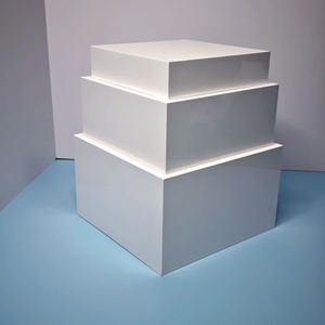 Bộ <span class=keywords><strong>3</strong></span> Riser thực phẩm cho bàn ăn tự chọn phục vụ Bộ Riser tự chọn và đứng - Product Image 5