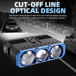 Hot Sale S301 90W <b>LED</b> Grille <b>Work</b> <b>Light</b> 12V 6000k High Low Beam Driving DRL Automatic Exterior Lighting System for Vehicles - Product Image 2