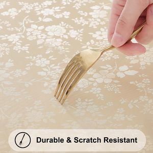 Không thấm nước Jacquard khăn trải bàn, hình chữ nhật Heavy Duty bảng vải cho đám cưới, wipeable bảng bìa cho nhà bếp và phòng ăn - Product Image 5