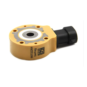 Vanne solénoïde de pompe à injection de carburant jaune pour pelle sur chenilles E320D/E320C, moteur C6.4, références 3125620, 2861511, garantie 1 an - Product Image 1