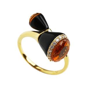 Anillos de Piedras Preciosas Personalizados, Artesanía de Hong Kong, Estilo Vintage, Diseño Minimalista, Anillos de Boda para Mujer, Franquicia Disponible - Product Image 1