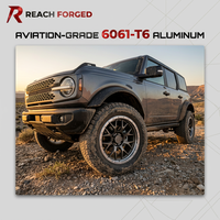 Jantes forgées sur mesure de 20 pouces pour Ford Bronco 2021 Plus 6x139.7, style Beadlock à deux pièces, à rayons en Y, certifiées DOT