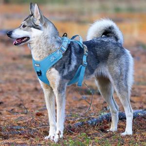 สายรัดสุนัขแบบไม่ดึง สะท้อนแสง บุนุ่ม พร้อมหูจับหรูหรา ปรับได้ สกรีนโลโก้ได้ ขนาดเล็ก กลาง ใหญ่ เสื้อกั๊กไนลอน ระบายอากาศ สวมใส่สบาย - Product Image 6