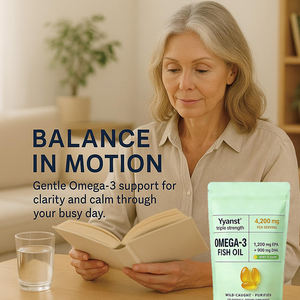 Cápsulas de aceite de pescado Omega-3 EPA de ALTA CALIDAD, suplemento en cápsulas blandas, AUMENTA LA INMUNITADE Y TIENE Efecto Antiinflamatorio - Product Image 5