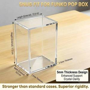 Vitrine acrylique Funko <span class=keywords><strong>Pop</strong></span> Animation : <span class=keywords><strong>One</strong></span> <span class=keywords><strong>Piece</strong></span> Roronoa <span class=keywords><strong>Zoro</strong></span>, résistante aux UV, avec couvercle magnétique, protection acrylique pour Funko <span class=keywords><strong>Pop</strong></span> - Product Image 2