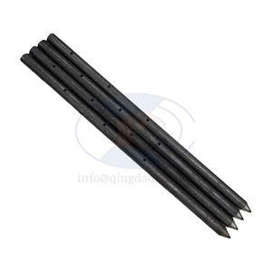 Échantillon Gratuit HF : Piquet de Sol en Acier Rond à Trous, Pieu de Sol en Acier Haute Résistance pour Support de Coffrage en <span class=keywords><strong>Béton</strong></span> - Product Image 1