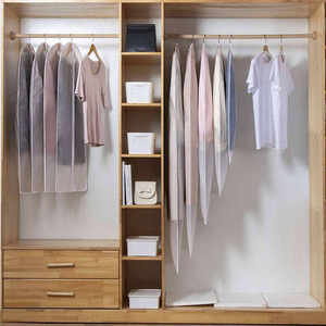 Bolsas <span class=keywords><strong>de</strong></span> ropa transparentes a prueba <span class=keywords><strong>de</strong></span> polvo para vestido <span class=keywords><strong>de</strong></span> novia para colgar ropa Bolsas <span class=keywords><strong>de</strong></span> ropa transparentes con cremallera - Product Image 2