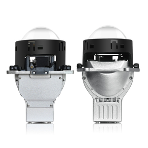 Xenplus Custom 80W de alta potencia Dual Optical Led Len faros púrpura o azul H4 proyector de luz para coche H7 lentes bombilla de faro - Product Image 4