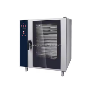 10-Schichtiger Kommerzieller Elektrischer Konvektions-Kombi-Dampfofen Selbstreinigend Industrielle Version für Hotels Bäckereien Hergestellt in China - Product Image 1