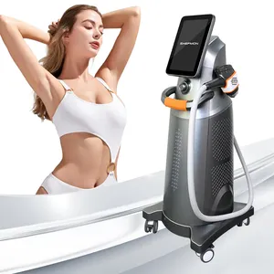 Máquina de depilação com diodo laser de comprimento de onda triplo 808nm, tecnologia indolor, ideal para rosto e corpo