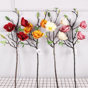 Qiaoqihao-tissu de fleurs décoratives, en mousse EVA, fleur de <span class=keywords><strong>Magnolia</strong></span> artificielle pour la décoration - Product Image 4