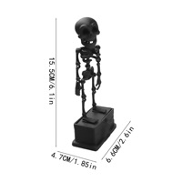 YUCHEN, marque la plus vendue, jouet squelette dansant imprimé en 3D sur mesure avec tube à oxygène, figurine créative pour aquarium, modèle 784-s