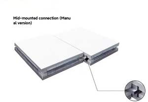 Pannelli Sandwich in Metallo e Silice Moderni con Isolamento Acustico 5-8x per Pareti Divisorie e Soffitti di Camere Bianche Elettroniche - Product Image 6