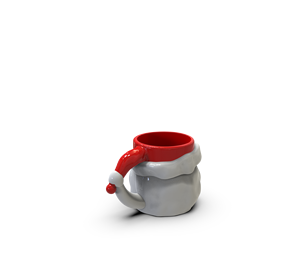 Tasse à café en céramique 3D personnalisée de haute qualité, cadeau de Noël amusant, motif <span class=keywords><strong>homme</strong></span> <span class=keywords><strong>africain</strong></span> à cou torsadé, Père Noël attrape-chapeau - Product Image 4