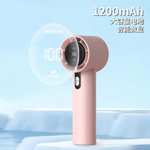 Ventilateur USB portable rechargeable rose sans pales, moteur DC, longue autonomie pour la maison, le bureau et les voyages - Product Image 3