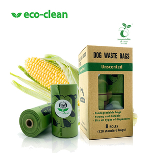 Sacs à déjections canines écologiques personnalisés avec logo, en vrac, de haute qualité, en papier organique, épais - Product Image 2
