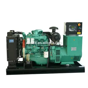 50hz AC 3 phases 100kw 125 kva Type ouvert générateur diesel alimenté par le YC4A180L-D20 moteur Yuchai