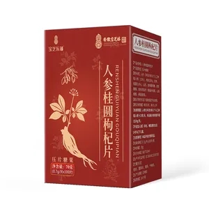 OEM/ODM Ginseng Longan Goji Berry Tabletas Tipo de extracto de planta para beneficios de salud mejorados