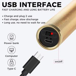 Máquina Cortapelos Profesional Recargable para Hombre, Afeitadora de Barba Eléctrica, Venta al Por Mayor - Product Image 4