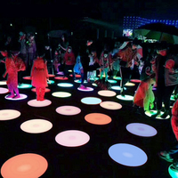 Carreaux de sol de danse led portable, étanche, nouveau design moderne, bon marché, en vente,