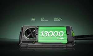 Smartphone robuste DOOGEE Fire 5 Pro Android 15 IP68/IP69K étanche 4+128 Go Batterie de grande capacité 13000 mAh Téléphone mobile - Product Image 2